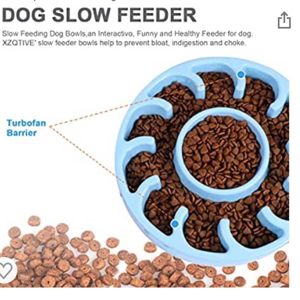 Slow Feeder Dog Bowl - Large